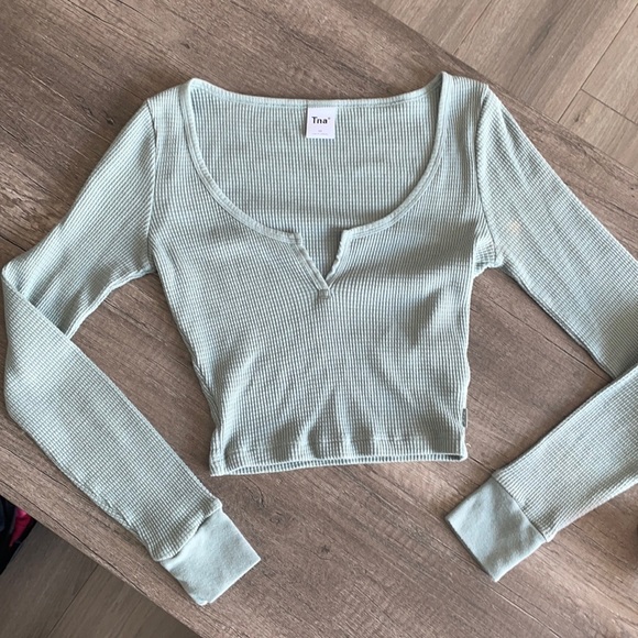 TNA waffle crop top - Picture 1 of 7